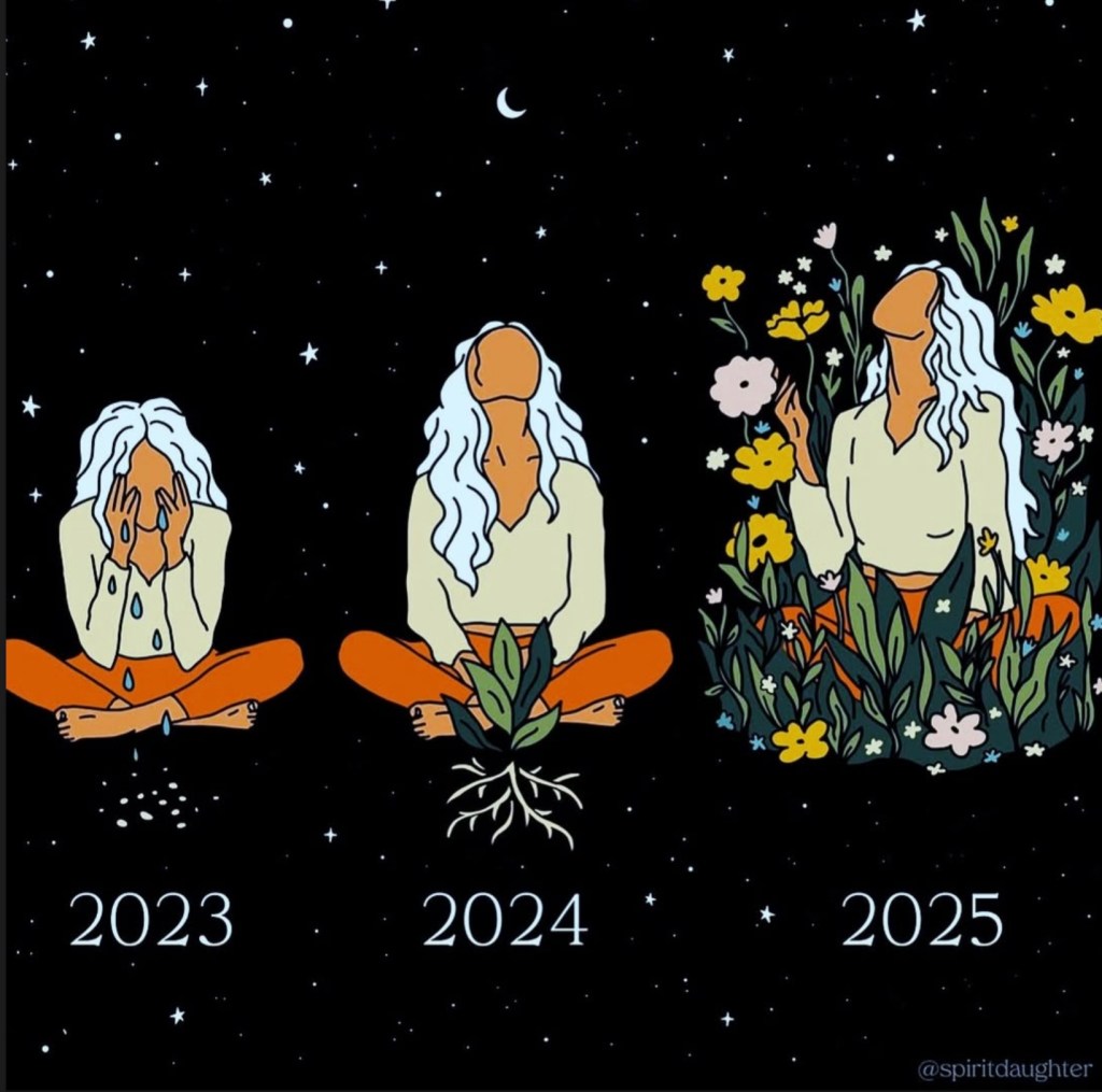 Three images of a women overcoming obstacles